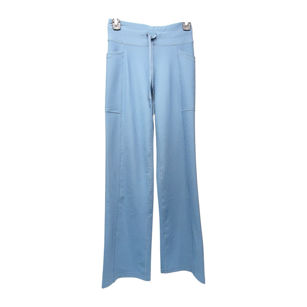 32 Degrees Women's XS Light Blue Leggings Joggers Front Tie Wide Ankle